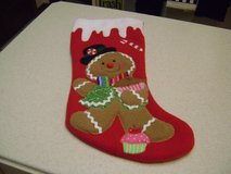 Gingerbread Man Christmas Stocking -- New Condition in Kingwood, Texas