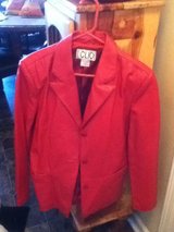 Red Leather Jacket in Fort Campbell, Kentucky